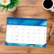 Crackled Blush | 2026 14x10 Inch 18 Months Monthly Desk Pad Calendar | July 2025 - December 2026